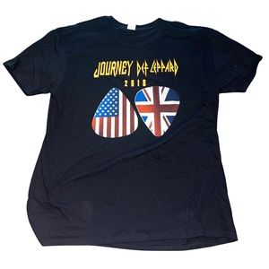 Def Leppard and Journey World Tour Official Concert Merch: Adult XL: Hair Bands